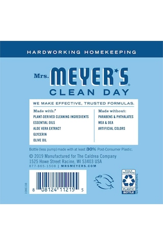 Mrs. Meyer's Rain Water Sıvı El Sabunu 370 ML