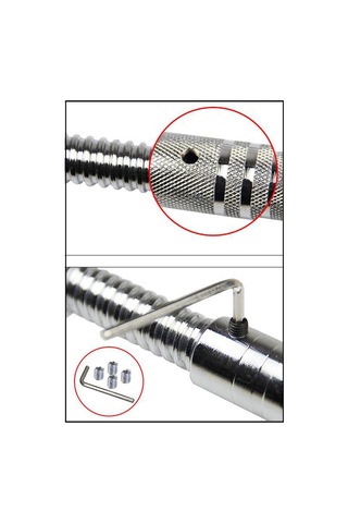 Suntek 1 '' Dambıl Uzatma Çubuğu Konnektörü Halter 20-Santimetre