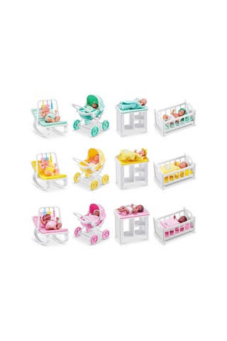 1 Adet Aksesuarlı Sürpriz Mini Baby Babek Paket - 1 Adet - 9.5 Cm