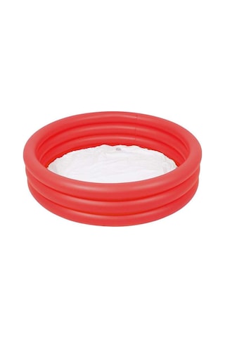 Bestway Kırmızı Çocuk Su Havuzu 3 Boğumlu 122x25 CM Havuz Çok Renkli