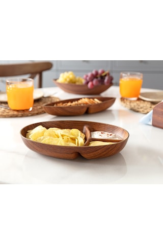 Madame Coco Angers Üç Bölmeli Oval Çerezlik