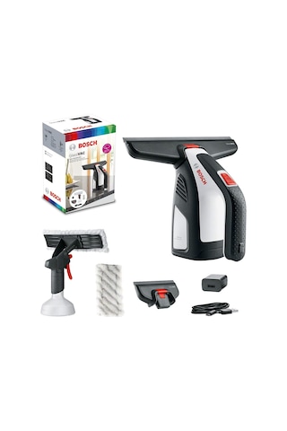 Home And Garden Akülü Pencere Temizleyici, Glassvac Cam Temizleyici, Premium Paket, Pencere, Ayna Ve Duş Temizliği İçin, Çalışma Süresi Yaklaşık 35 Pencere, Karton Kutuda Çok Renkli