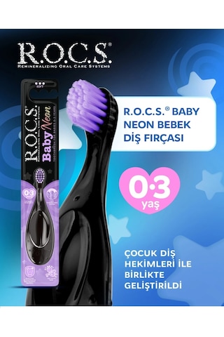 .baby Neon Ekstra Soft Diş Fırçası 0-3 Yaş Açık