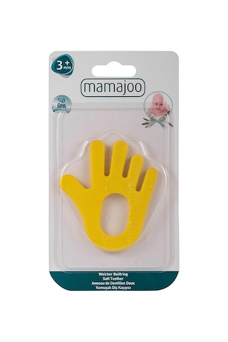 Mamajoo Yumuşak Diş Kaşıyıcı / Sarı El Sarı