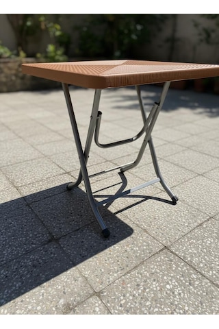 Mandella 80x80 Katlanır Ayaklı Masa Tik Eko Diğer