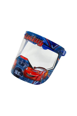 Racing Erkek Çocuk Oynar Başlıklı Yüz Koruyucu Siperlik Koruma Çok Renkli