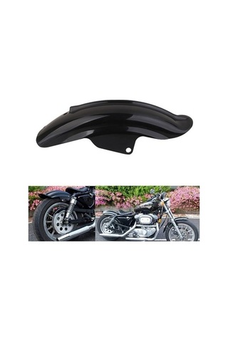 Pazly Sportster Siyah Racer Harley Chopper Cafe Bobber Arka Çamurluk Yk Siyah Siyah