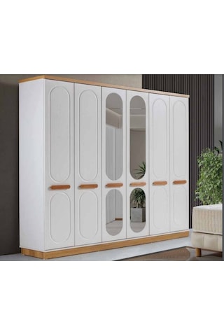 Paris Mdf 6 Kapılı Dolap