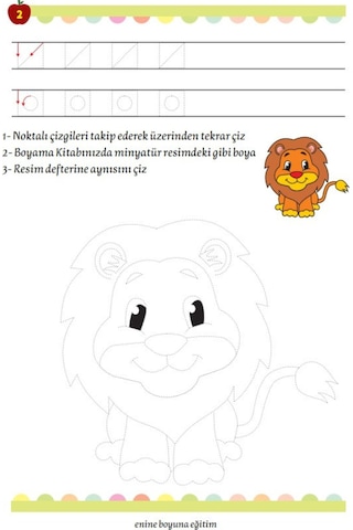 Çizgi Boyama Seti 3 Kitap