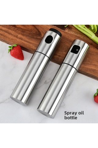 Hombey Stainless Steel Zarf Yağ Spreyi - 100ml Ev Fırın Ve Barbekü İçin Hassas Dağıtım, Çelik Materyal, Mutfak Gereci