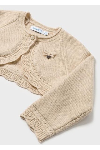 Mayoral Kız Bebek Hırka Örme 308 Bej