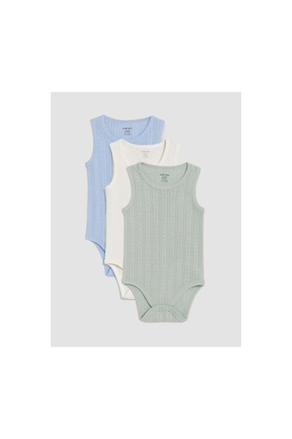 Lc Waikiki Alıta Cıty Farkıyla Lcw Baby Mavi Erkek Bebek Çıtçıtlı Body 3'lü Mavi - 929719822 Mavi