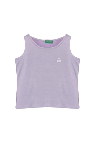 United Colors Of Benetton Kız Çocuk Atlet Bnt-g21279 Lila
