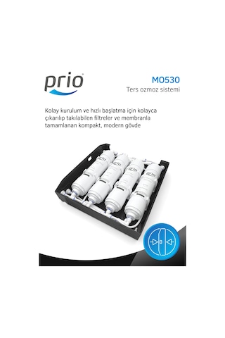 Prio Mo530 Slim 15 L Tanklı Pompasız Su Arıtma Cihazı