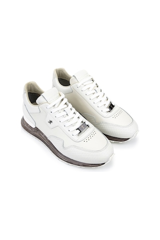 Tamer Tanca Erkek Hakiki Deri Beyaz Sneakers & Spor Ayakkabı 381 23234 Erk Ayk Y26 Beyaz
