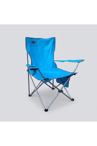 Madfox Campseat X90 Katlanır Kamp Sandalyesi Taşıma Çantalı Mavi
