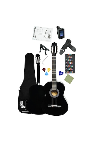Cg-3902bk Klasik Gitar 4/4 Yetişkin Boy Sap Ayarlı Full Set Siyah