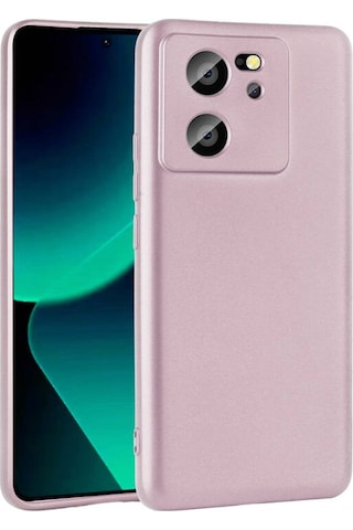 Xiaomi Mi 13t Pro Kılıf Esnek Yapılı İnce Slim Silikon Kapak Ryc/premier Rose
