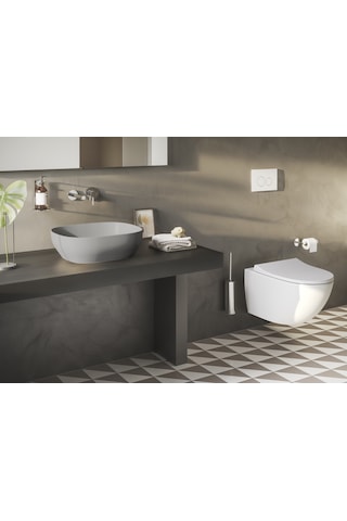 VitrA Outline 5994B476-0016 Çanak Lavabo Dikdörtgen Mat Taş Gri 45 x 40 CM
