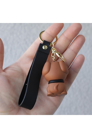 Dug Yukarı Bak Silikon Anahtarlık-3051