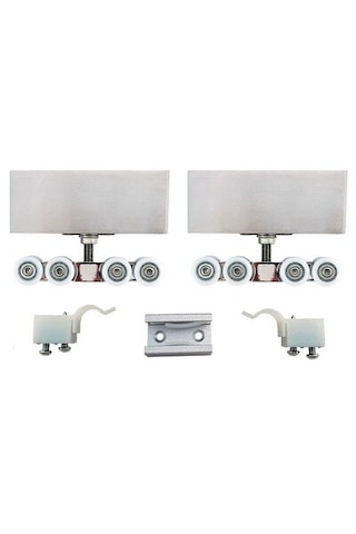 Ht-8450-Set Geniş Dik Köşeli Sürme Cam Kapı Mekanizma Seti