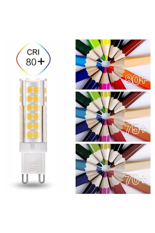 2 Adet G9 Led Ampül 75 Led,li 7 Watt Sarı Işık