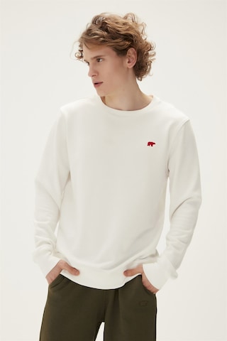 Bad Bear Round Crewneck Erkek Sweatshirt Beyaz