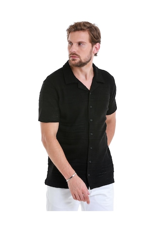 Hatemoğlu Siyah Regular Fit Düz Polo Yaka Tişört 35362024c015 002 Siyah