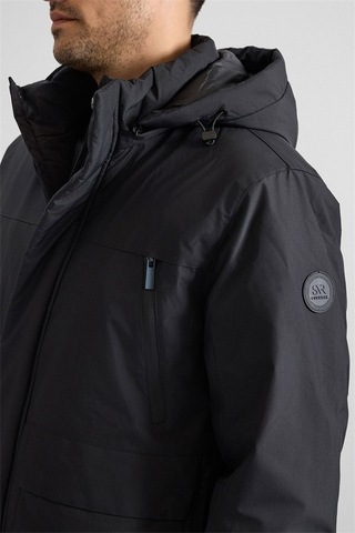 Süvari Siyah Slim Cepsiz Mont Mn2008700501-s09 Siyah