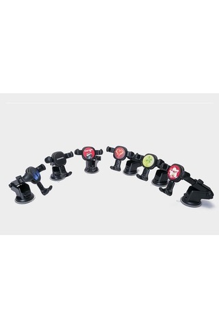 Wisdomselect Kablosuz Araç Şarj Cihazı, Vantuzlu Kontrol Paneli Teleskopik Braketi - Kablosuz Şarj Cihazı Olmayan Yonca Vantuzlu Pekoyz