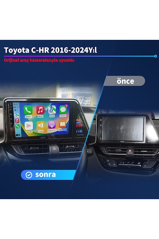 Toyota C-hr 2016-2024 Yıl Multimedya 4-64 Gb Navigasyon
