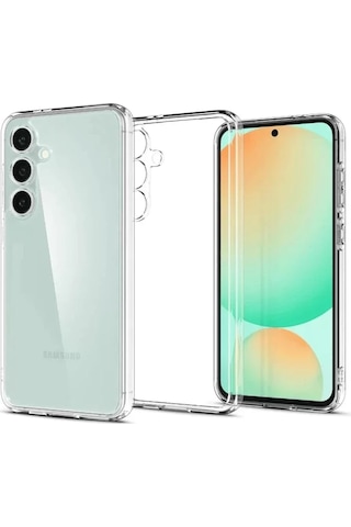 Newface Samsung Galaxy Uyumlu S24 Fe Kılıf Lüx Şeffaf Silikon