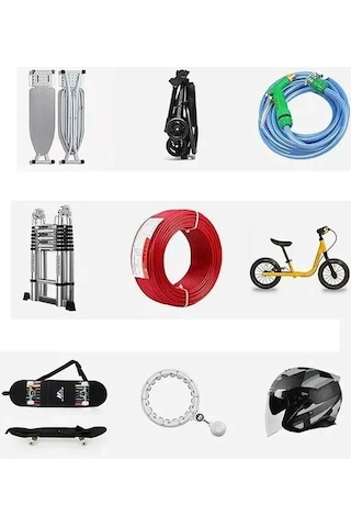 Novahub Dayanıklı Metal Hortum Organizatörü: Bahçe Ve Garaj İçin Pratik Çözüm Siyah, Yeni Tasarım Siyah