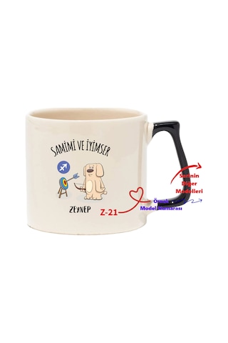 Kişiye Özel Burç Baskılı Lüks Kupa, Burçlara Özel Hediyelik Kupa Z1 Serisi