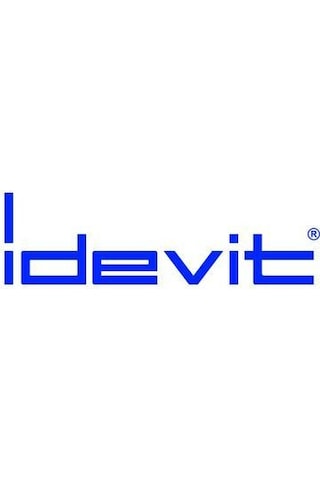 Idevit Mat Siyah Çanak Tezgahüstü Daire Lavabo 46CM Hariç