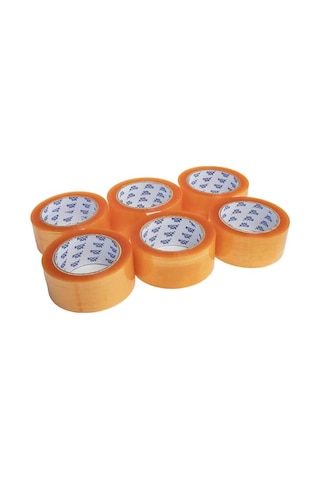 Klas Rocktape 45mm X 100 Metre Hotmelt Şeffaf Koli Ambalaj Paketleme Bandı - 60 Ade 60 Adet