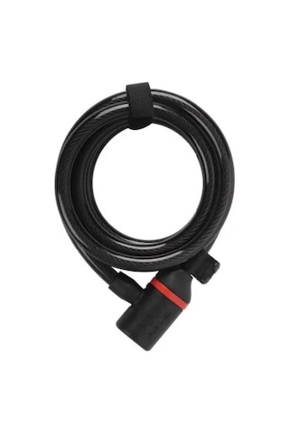 Zefal K-traz C6 Anahtarlı 12mm Bisiklet Kilidi Siyah