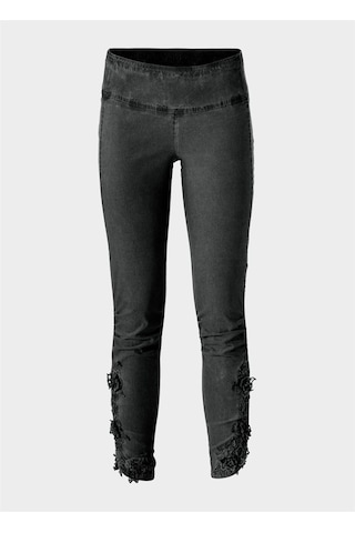 BULALGİY Kadın Antrasit Skinny Dantel Pantolon - BGA653036