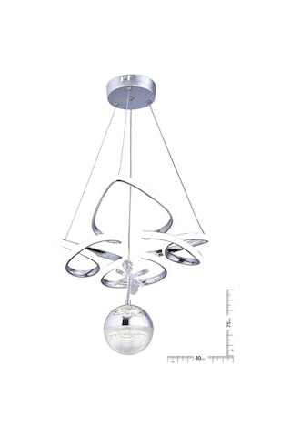 Hale Tek Top Krom Avize Krom