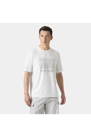 Helly Hansen Hp Race Graphic Erkek T-shirt-32460 Beyaz