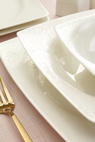 Emsan Fine Bone Meyra 61 Parça 12 Kişilik Yemek Takımı