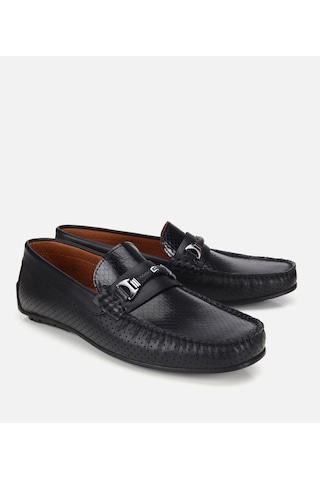 Hotiç Erkek Deri Siyah Tokalı Günlük Loafer 02ayh319480a100 02ayh319480a100
