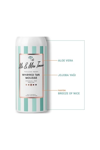Mr & Mrs Tannie Yoğunlaştırılmış Bronzlaştırıcı Köpük 200 ML