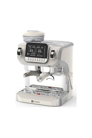 Vosco VST-520ECB Tek Kazanlı Öğütücü ve Espresso Makinesi