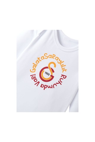 Galatasaray 3 Lü Bebek Body B241010 Beyaz - Kırmızı - Sarı