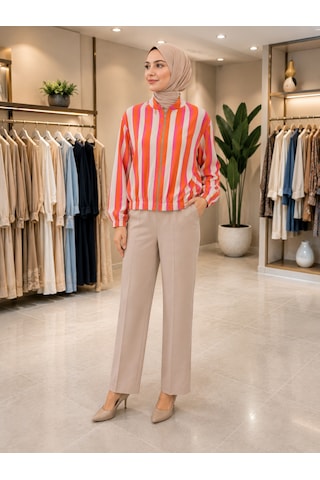 Sevitli Bomber Ceket-pembe-5939