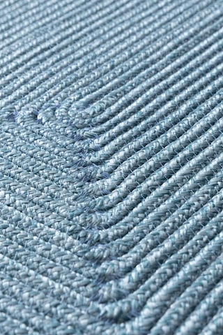 Cesta El Yapımı Örgü Turkuaz Dikdörtgen Amerikan Servis 32x45 400 Turkuaz