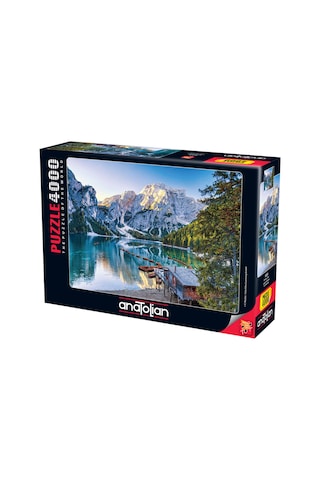 Anatolian 4000 Parçalık Puzzle - Braies Gölü 5205