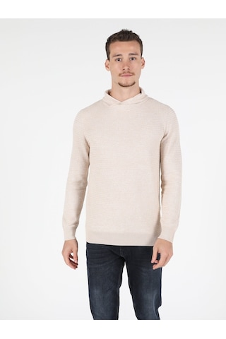 Colin's Regular Fit Sal Yaka Erkek Bej Kazak CL1051638_Q1.V2_BME