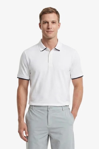 Nautica Erkek Beyaz Regular Fit Pima Cotton Polo Yaka T-shirt-15335